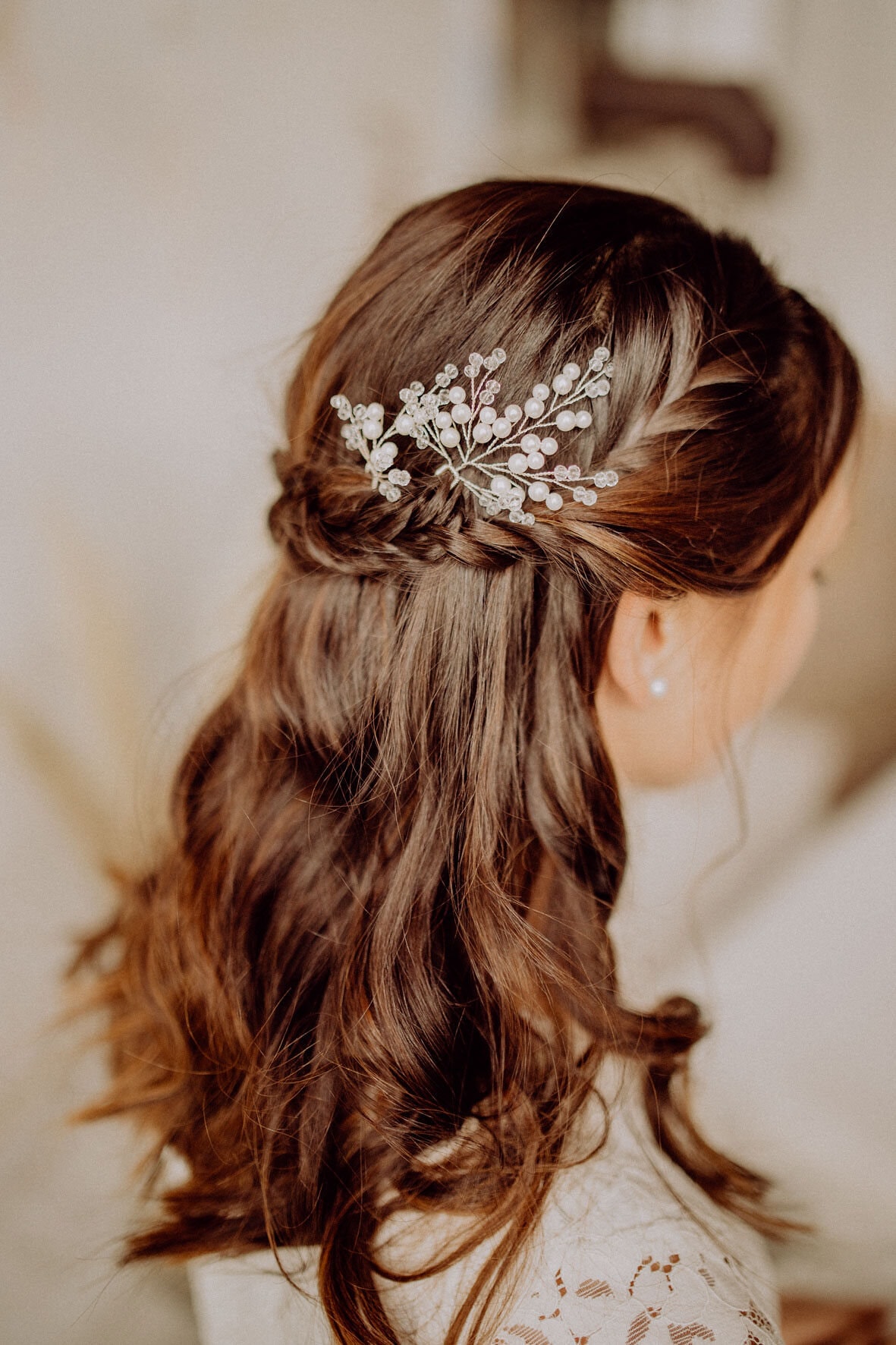 Vintage Boho Hochzeit Wedding Haarnadeln Silber