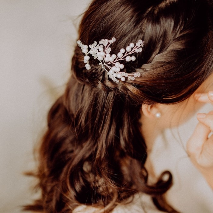 Haarnadeln Perlen optimal für die Braut